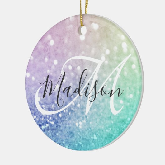 Décoration En Céramique Parties scintillant Bokeh Glamour Élégant (Gauche)