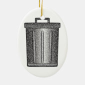 Décoration En Céramique Parties scintillant de déchets (Dos)