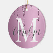 Décoration En Céramique Parties scintillant de luxe profonde Rose rose Fi (Gauche)