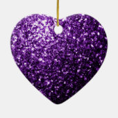 Décoration En Céramique Parties scintillant foncée violet faux brillant Pe (Dos)