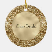 Décoration En Céramique Parties scintillant Gold Confetti (Devant)