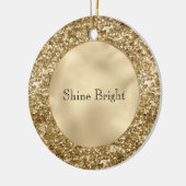 Décoration En Céramique Parties scintillant Gold Confetti (Gauche)