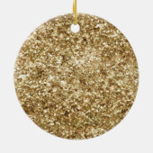 Décoration En Céramique Parties scintillant Gold Confetti (Dos)