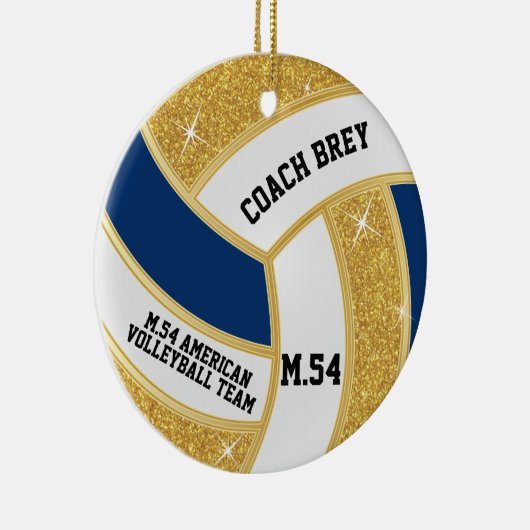 Décoration En Céramique Parties scintillant Gold sur commande personnalisé (Droite)