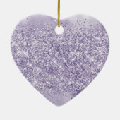 Décoration En Céramique Parties scintillant violette brillante (Dos)