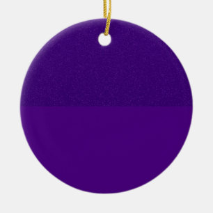 Décoration En Céramique Parties scintillant violette personnalisée - Ornem