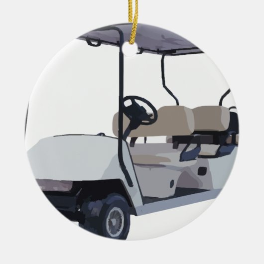 Décoration En Céramique Partons jouer au golf (Devant)