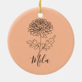 Décoration En Céramique Paruline thermique (Dos)