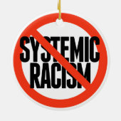 Décoration En Céramique Pas de racisme systémique (Dos)