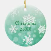 Décoration En Céramique Pas d'endroit comme Gnome, Noël (Dos)