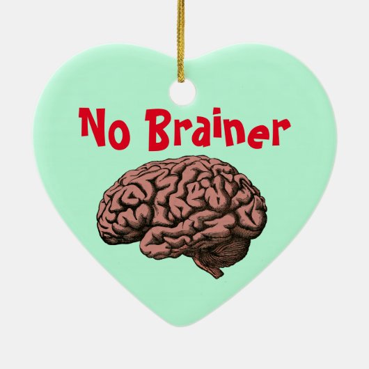 Décoration En Céramique Pas d'ornement de cerveau (Dos)