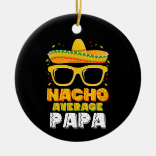 Décoration En Céramique Pas Nacho Papa Papa Famille Cinco De Mayo