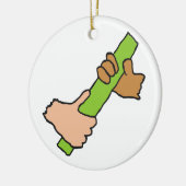 Décoration En Céramique Passage Du Baton (Gauche)