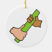 Décoration En Céramique Passage Du Baton (Dos)