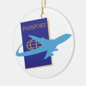 Décoration En Céramique Passeport (Gauche)
