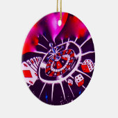 Décoration En Céramique Passion pourpre jouant (Droite)