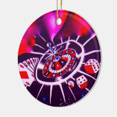 Décoration En Céramique Passion pourpre jouant (Gauche)