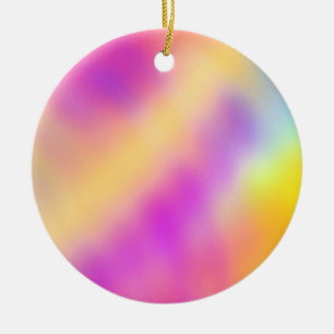 Décoration En Céramique Pastel Iridescente Coloré Design dégradé