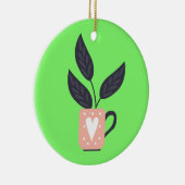 Décoration En Céramique Pastel plante moderne simple (Droite)