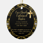 Décoration En Céramique Pasteur Cadeau d'installation nouvellement command (Gauche)