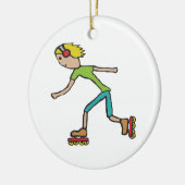 Décoration En Céramique Patinage en ligne (Gauche)