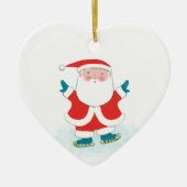 Décoration En Céramique Patinage sur glace personnalisé (Devant)