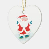 Décoration En Céramique Patinage sur glace personnalisé (Gauche)