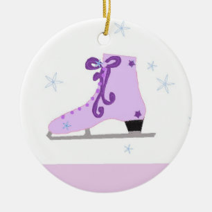 Décoration En Céramique Patins à glace