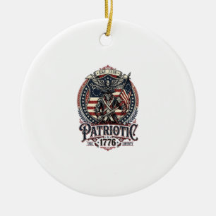 Décoration En Céramique Patriote Fantôme Patriote Horreur Monstre Patriote