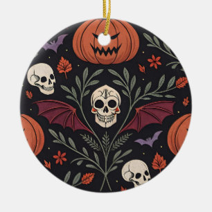 Décoration En Céramique Pattern d'Halloween
