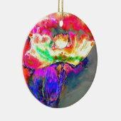 Décoration En Céramique Pavot jaune (Droite)