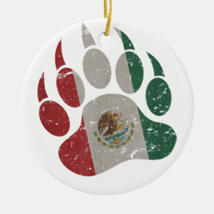Décoration En Céramique Paw Ours Mexicain - Ours Gay