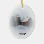 Décoration En Céramique Pays Noël Red Grange Dat (Droite)