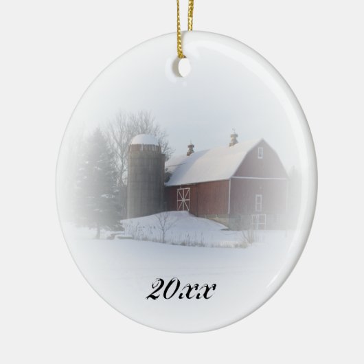 Décoration En Céramique Pays Noël Red Grange Dat (Gauche)