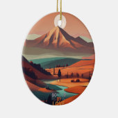 Décoration En Céramique Paysage boho (Droite)