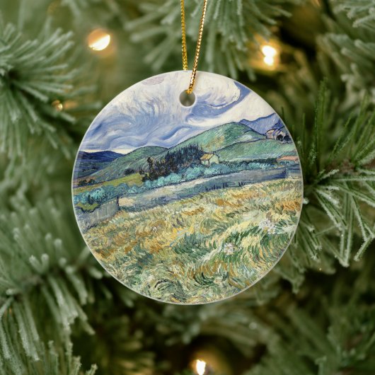 Décoration En Céramique Paysage de Saint-Rémy par Vincent Van Gogh (Arbre)