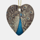 Décoration En Céramique Peacock bleu antique (Gauche)