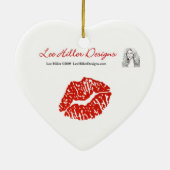 Décoration En Céramique Peacock Feathers (Dos)