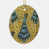 Décoration En Céramique Peacocks Birds Rowan Trees Art Nouveau (Droite)