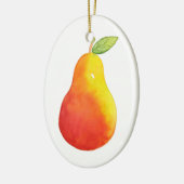 Décoration En Céramique Pear aquarelle (Gauche)