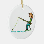 Décoration En Céramique Pêche (Droite)