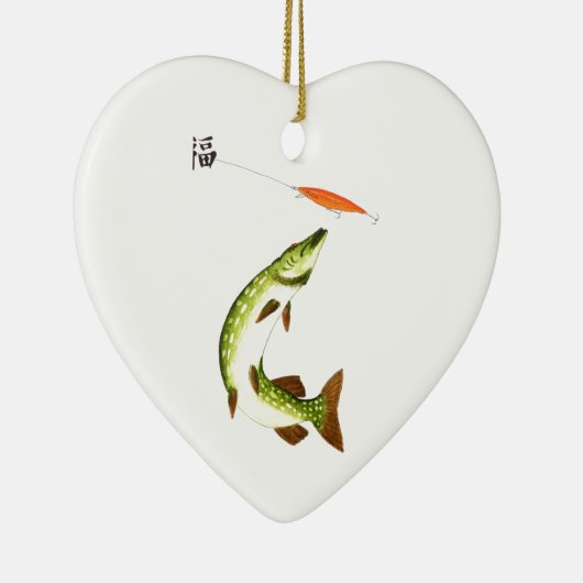 Décoration En Céramique Pêche (Droite)