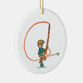 Décoration En Céramique Pêche à la mouche (Droite)