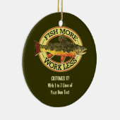 Décoration En Céramique Pêche à la mouche (Droite)