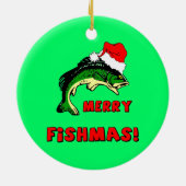 Décoration En Céramique Pêche drôle (Dos)