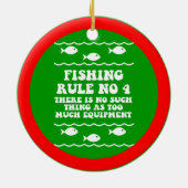 Décoration En Céramique Pêche drôle (Dos)