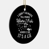 Décoration En Céramique Pêche - Pêche amusante (Droite)