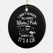 Décoration En Céramique Pêche - Pêche amusante (Gauche)