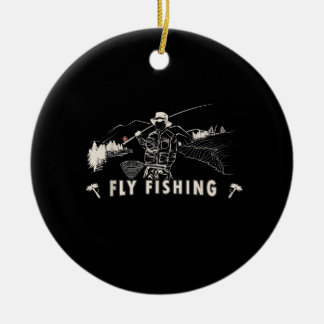 Décoration En Céramique Pêcheur-cadeau de pêche à la truite Brown Brook