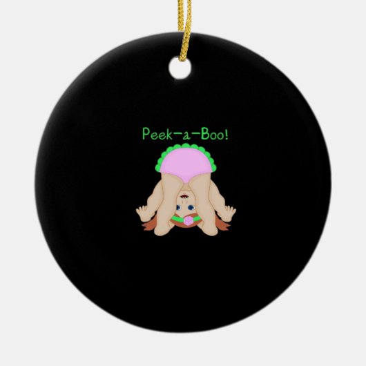 Décoration En Céramique Peekabo Pour Halloween (Devant)